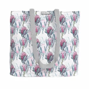 Mini Tote Bag - Grey Protea
