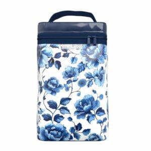Wine Bag - Blue Floral