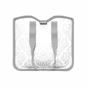 Beach Bag - Grey Demask