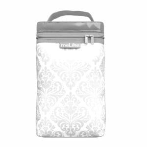 Wine Bag - Grey Demask