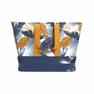 Hand Bag - Mustard Palm