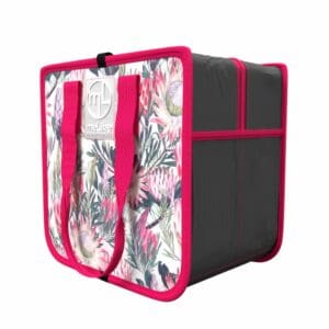 Foldable Cooler - Pink Grand Protea